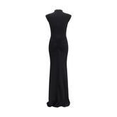 Jacquemus Black Viscose Cocktail Dress